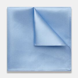 Filippo Pocket Square, Sky Blue, hi-res